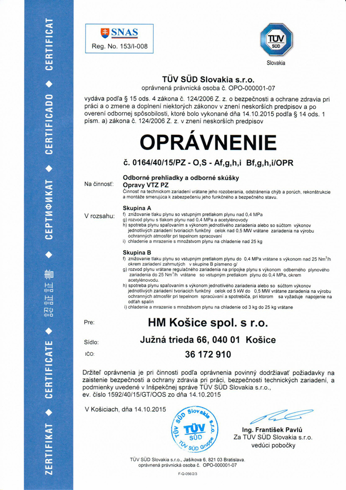 Oprávnenia